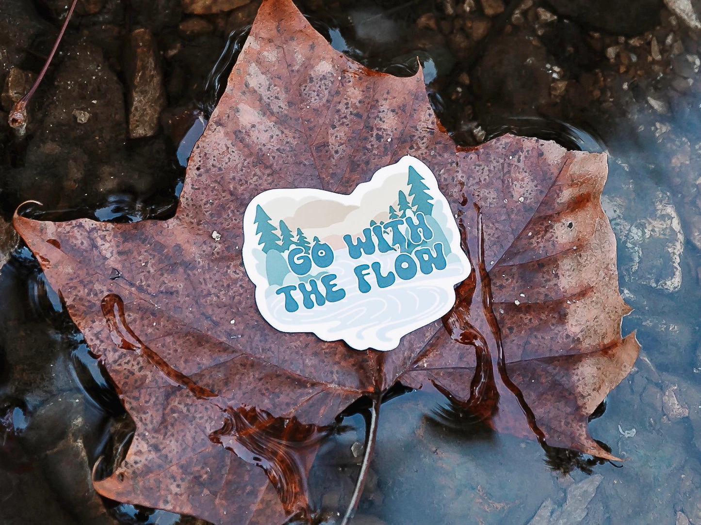 Go with the flow | Sticker