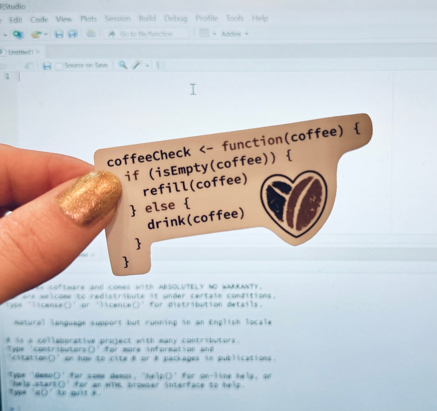 Coffee Check Function | Sticker