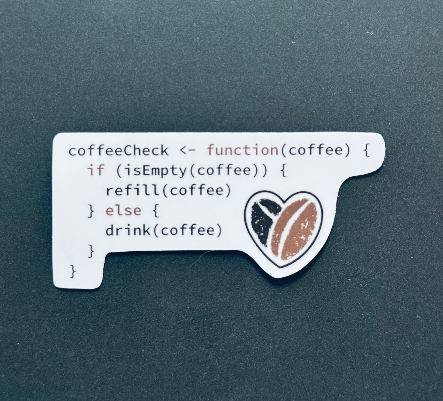 Coffee Check Function | Sticker