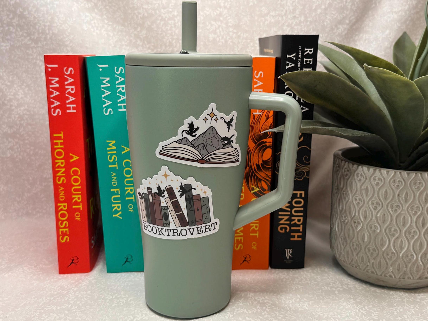 Fantasy open book sticker | Sticker