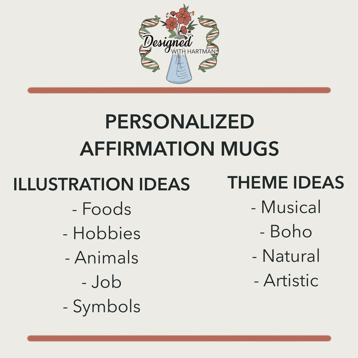 Customized affirmation mug | Drinkware