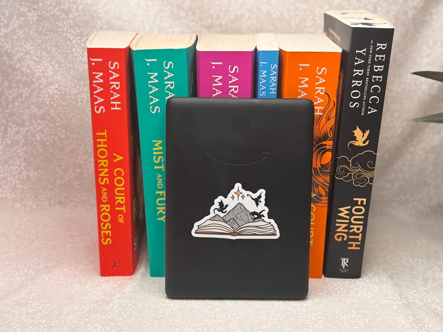 Fantasy open book sticker | Sticker