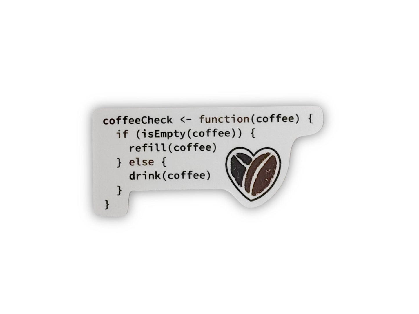 Coffee Check Function | Sticker