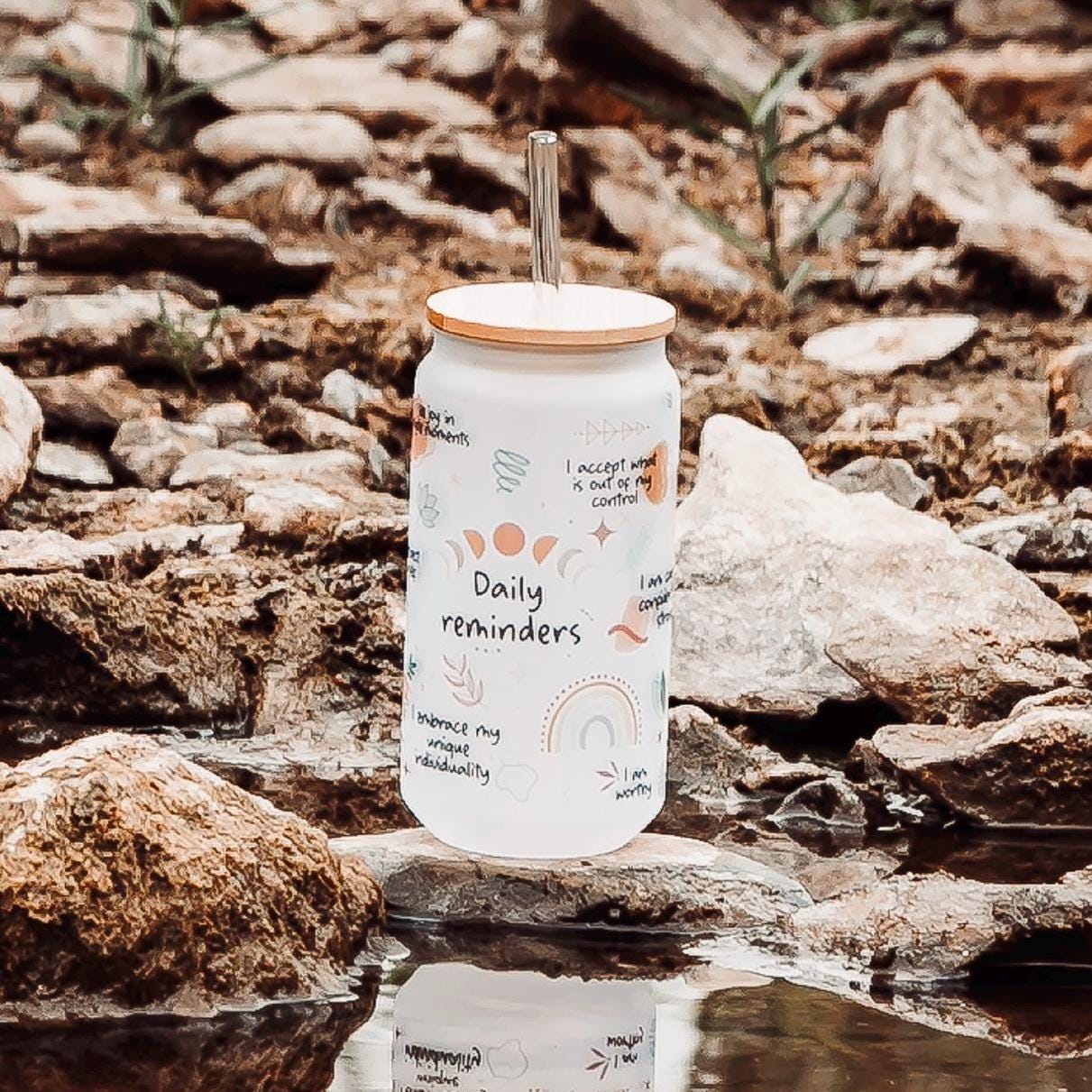 Daily affirmation tumbler