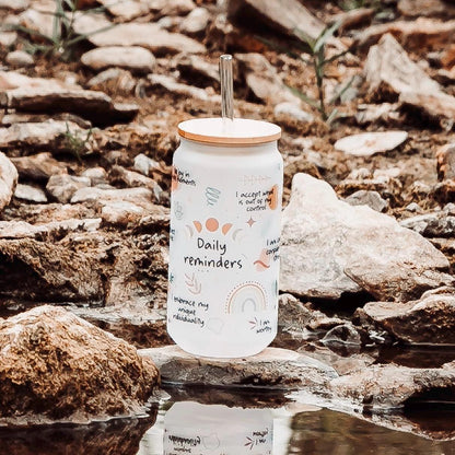 Daily affirmation tumbler