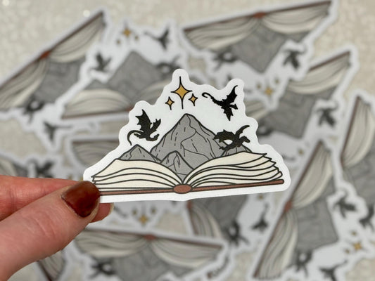 Fantasy open book | Sticker