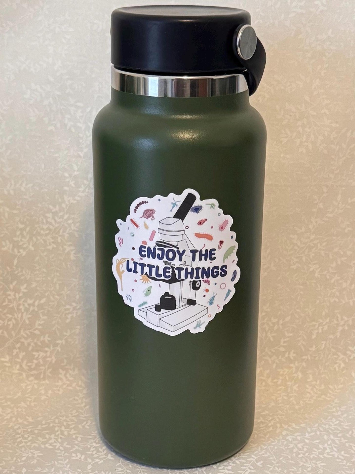Microscope - Enjoy the little things | Sticker