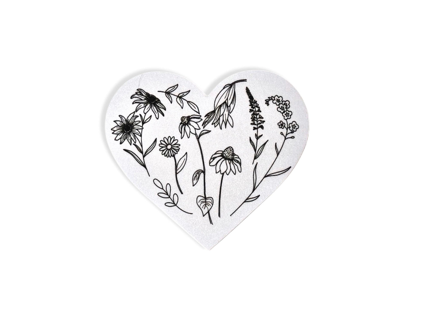 Wildflower heart | Sticker