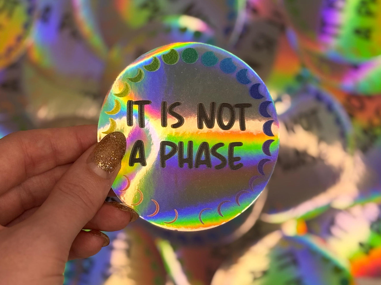 It is not a phase - Moon | Sticker