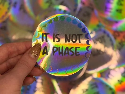 It is not a phase - Moon | Sticker