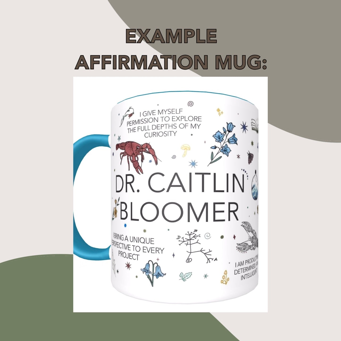 Morning custom affirmation mug