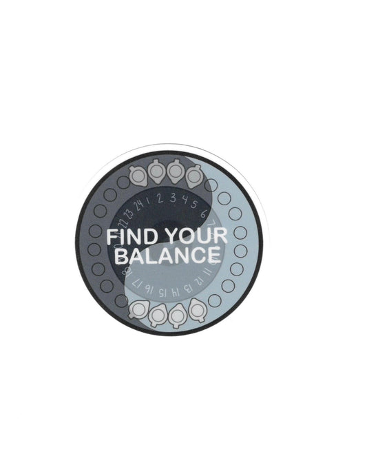 Find your balance centrifuge | Sticker
