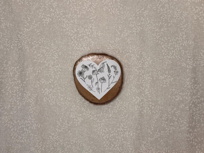 Wildflower heart | Sticker