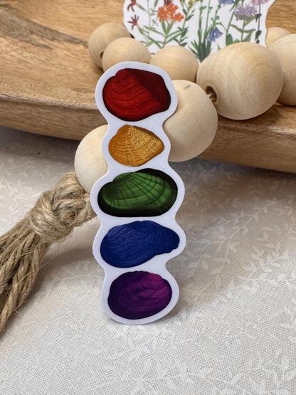 Rainbow freshwater mussel | Sticker