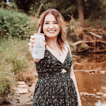 Daily affirmation tumbler