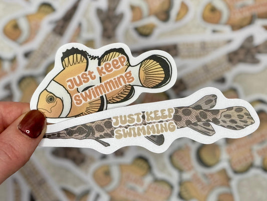 Just keep swimming | Sticker