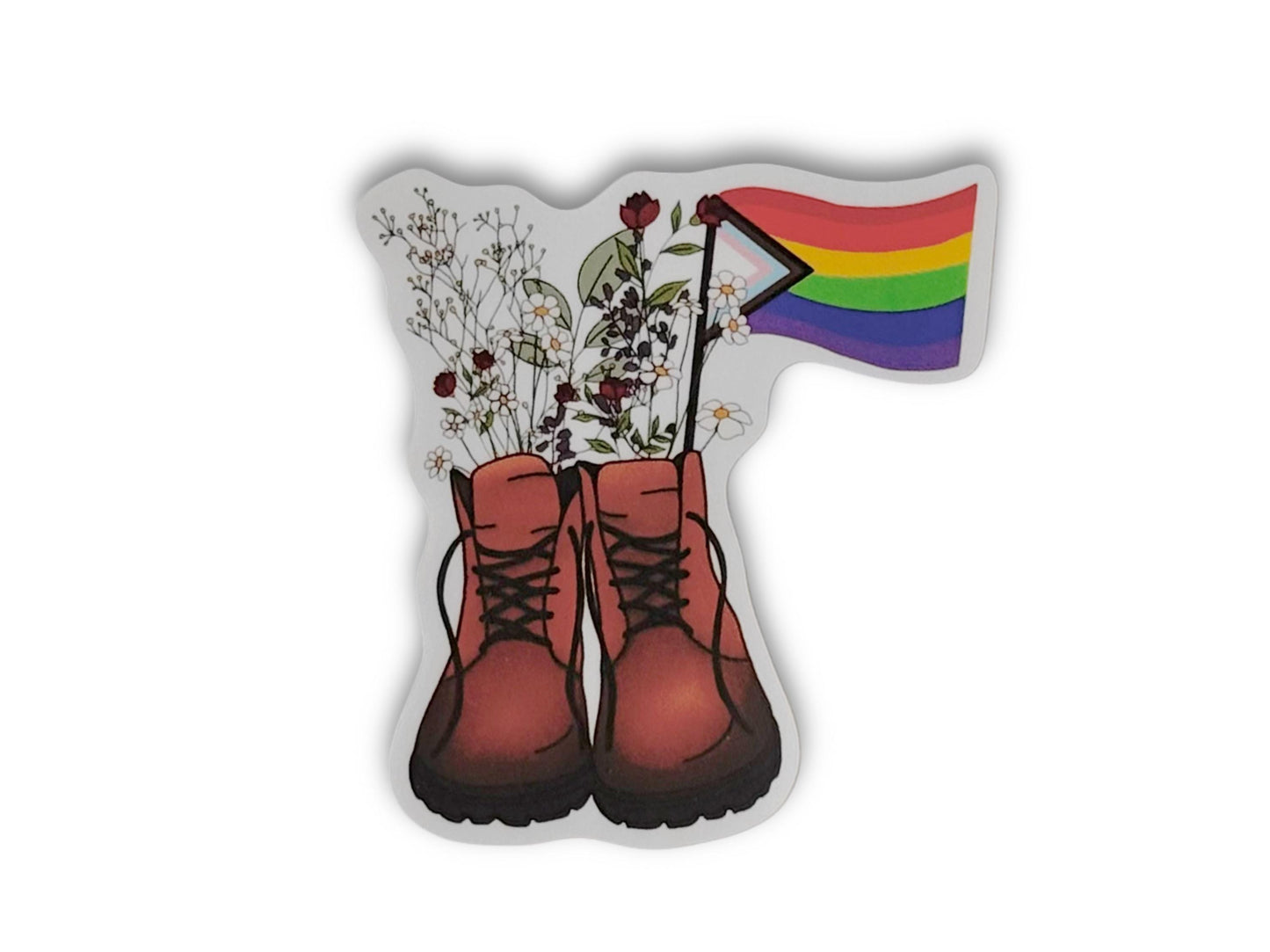 Pride Hiking boots | Sticker