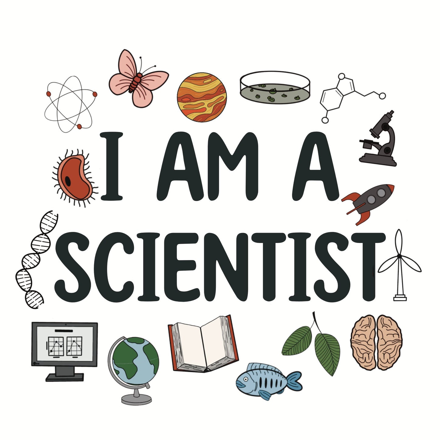 I am a scientist | Sticker