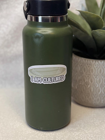 I am cultured | Sticker