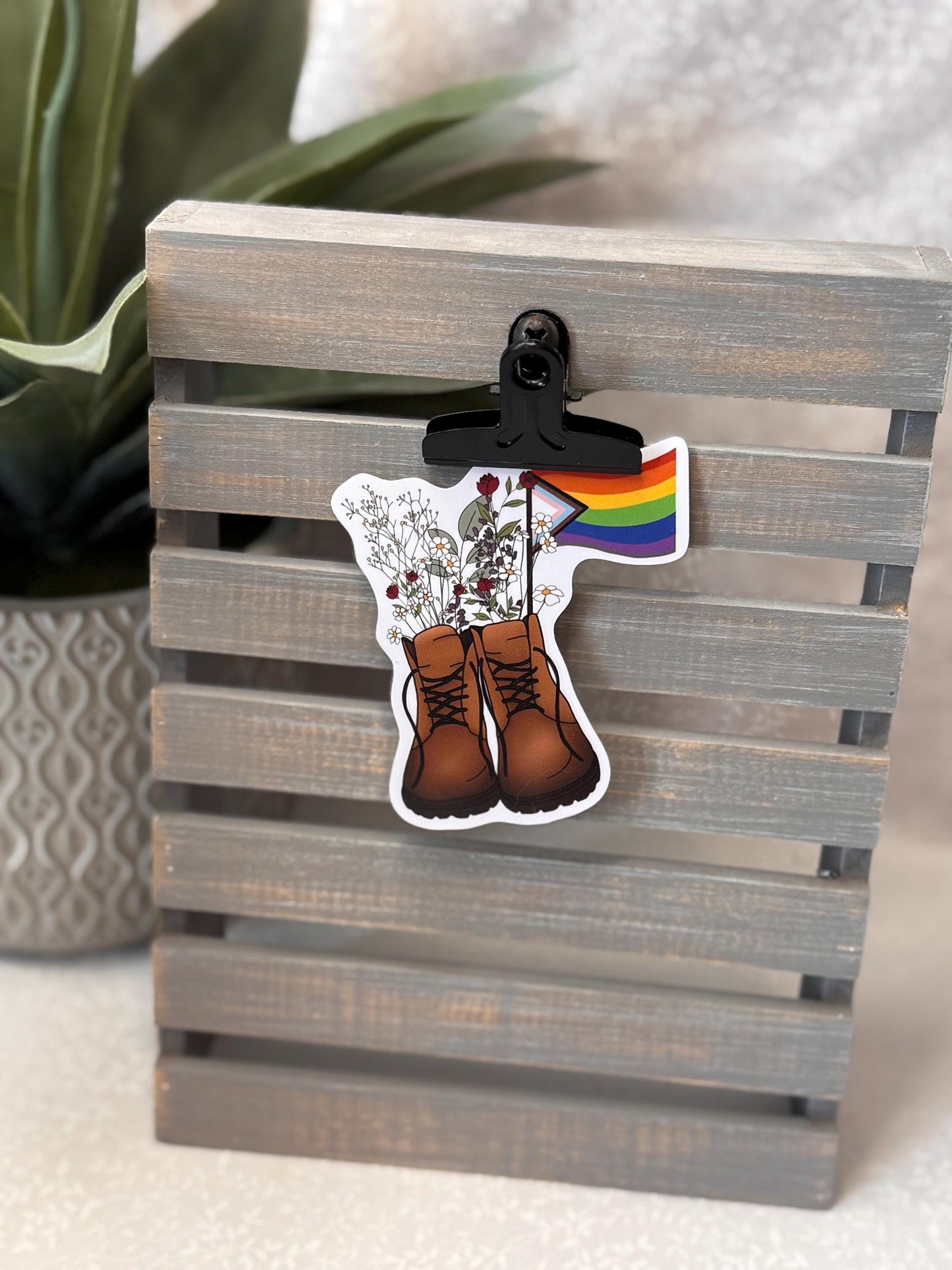 Pride Hiking boots | Sticker