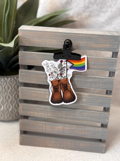 Pride Hiking boots | Sticker