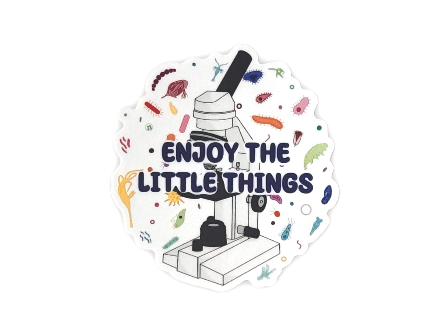 Microscope - Enjoy the little things | Sticker