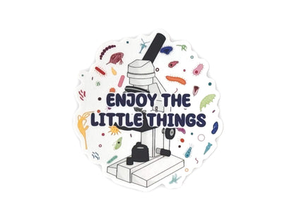 Microscope - Enjoy the little things | Sticker