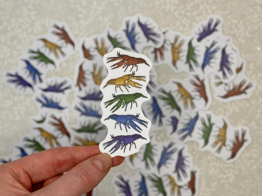 Rainbow crayfish | Sticker