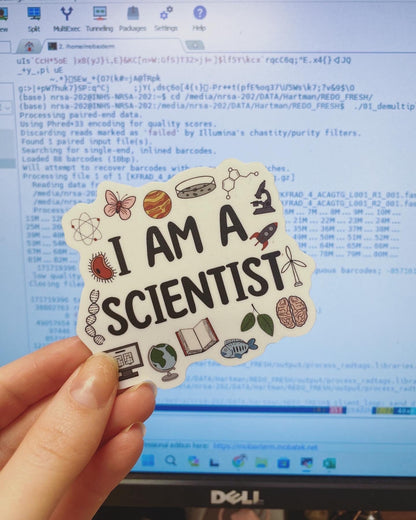 I am a scientist | Sticker