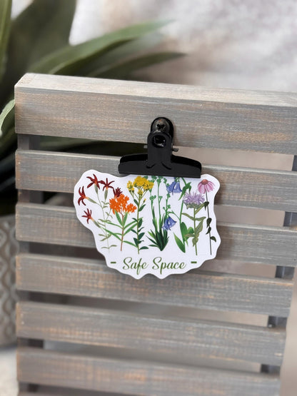 Safe space wildflower | Sticker