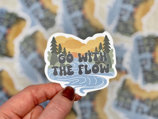Go with the flow | Sticker