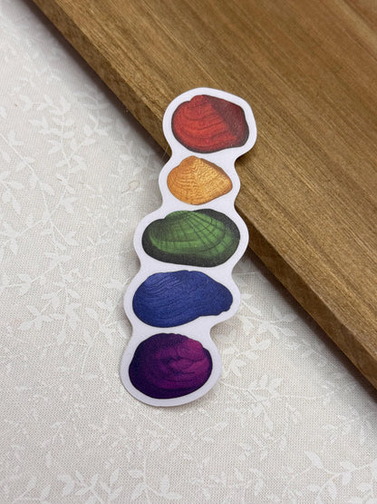 Rainbow freshwater mussel | Sticker