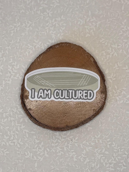 I am cultured | Sticker