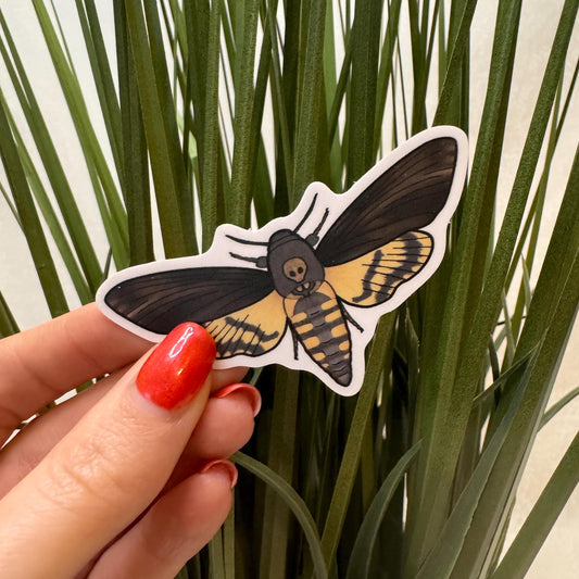 Death's-head hawkmoth | Sticker