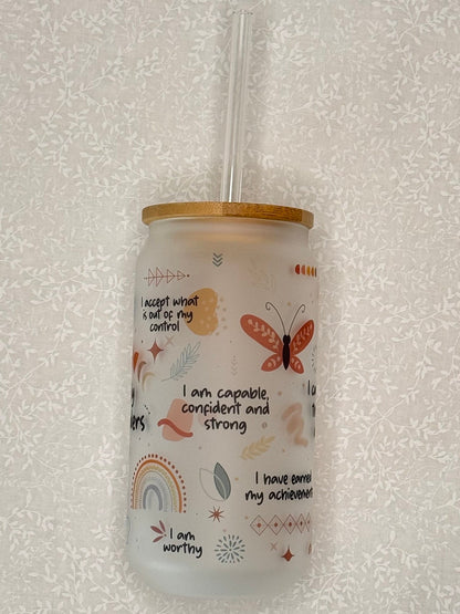 Daily affirmation tumbler