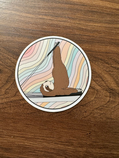 Pilates sloth | Sticker