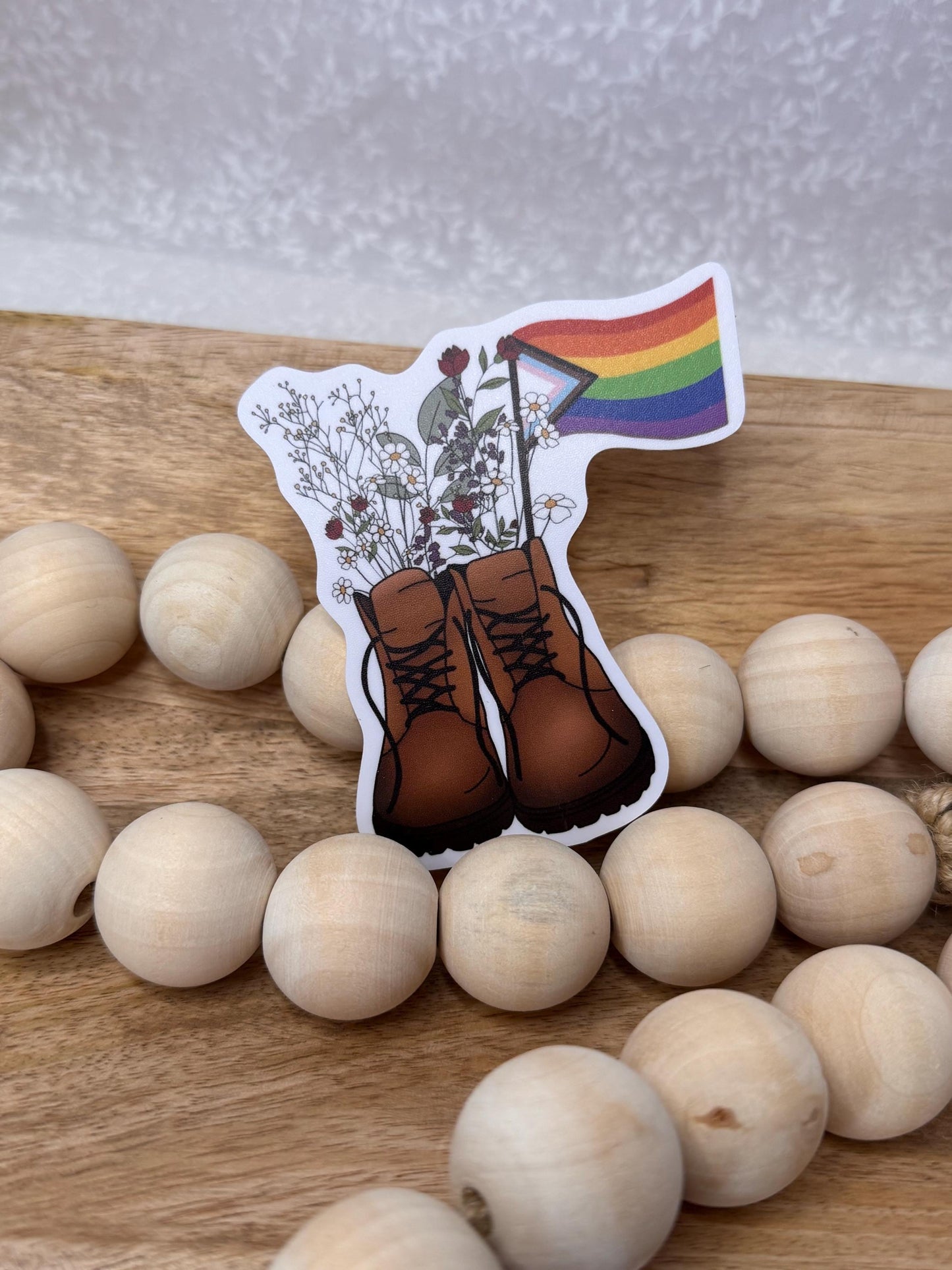 Pride Hiking boots | Sticker