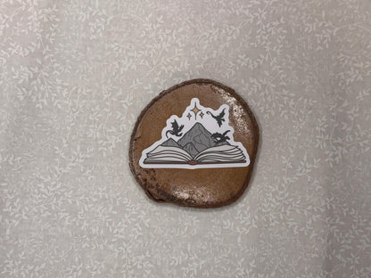 Fantasy open book | Sticker