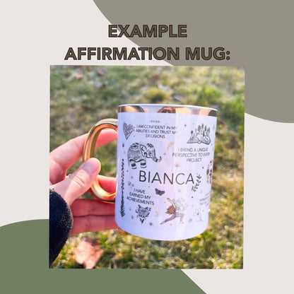 Morning custom affirmation mug