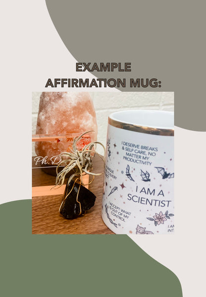 Morning custom affirmation mug