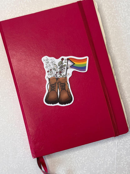 Pride Hiking boots | Sticker