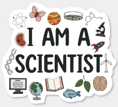 I am a scientist | Sticker